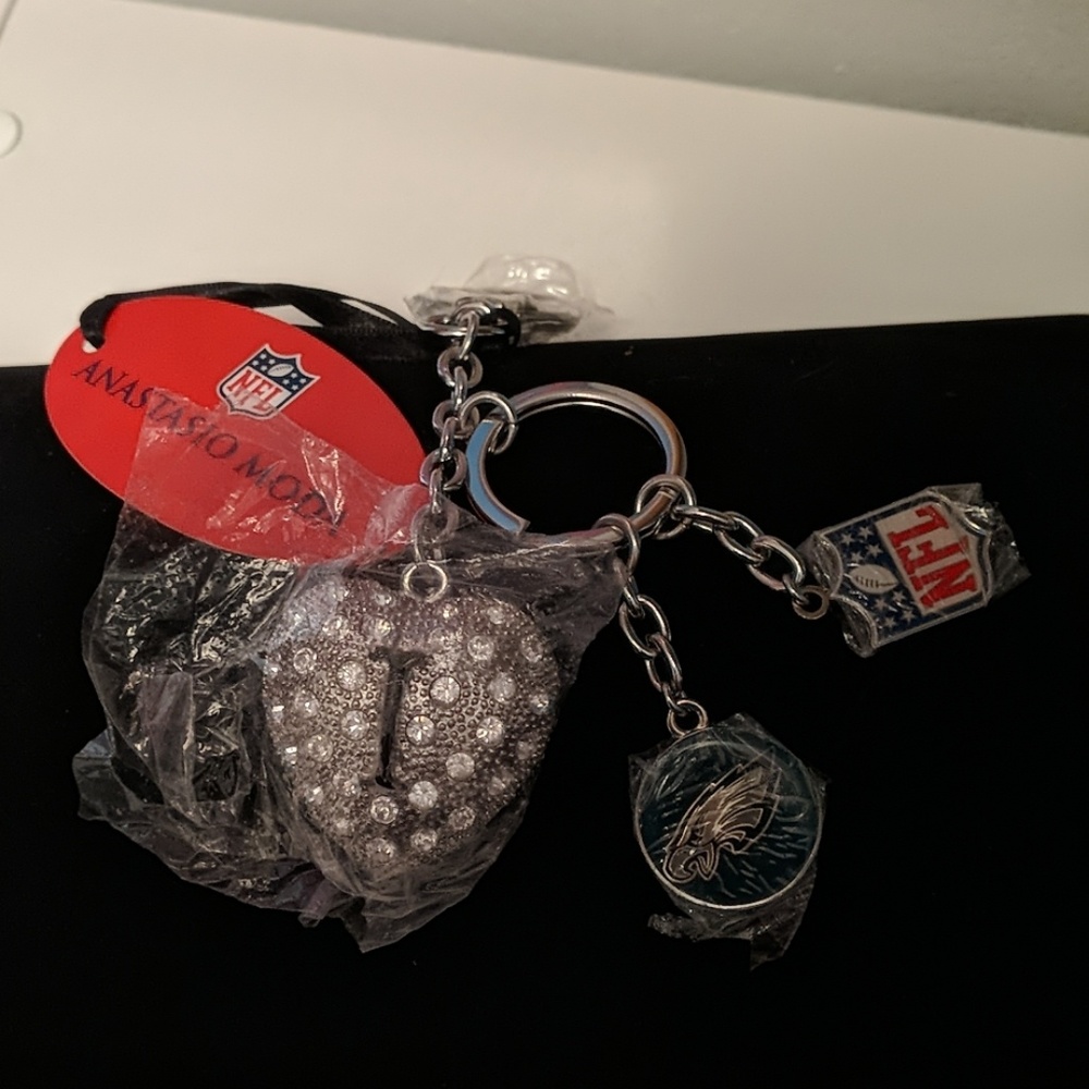Anastasio Moda NFL Eagles Keychain